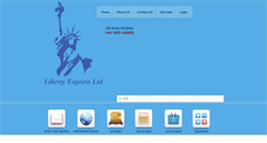 Desktop Screenshot of libertyexpressltd.com