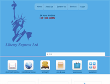Tablet Screenshot of libertyexpressltd.com